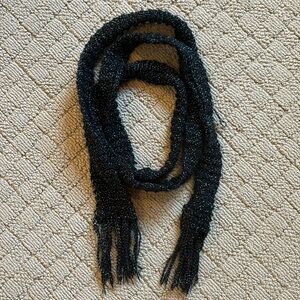 Handmade Black & Silver Scarf